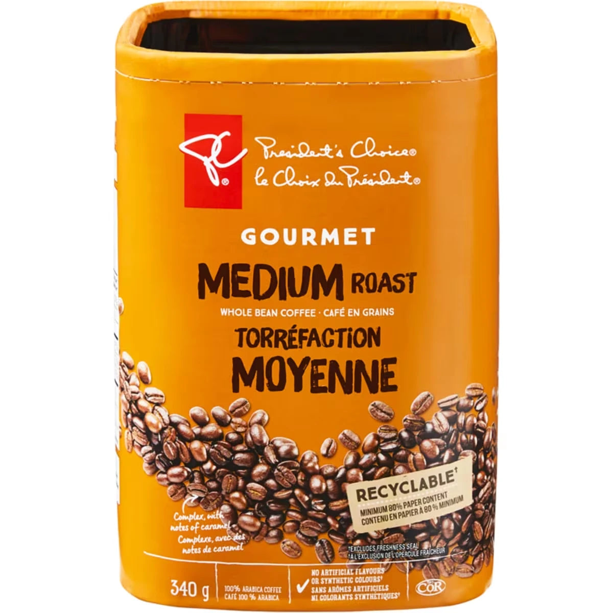 Café en grains de torréfaction moyenne Gourmet