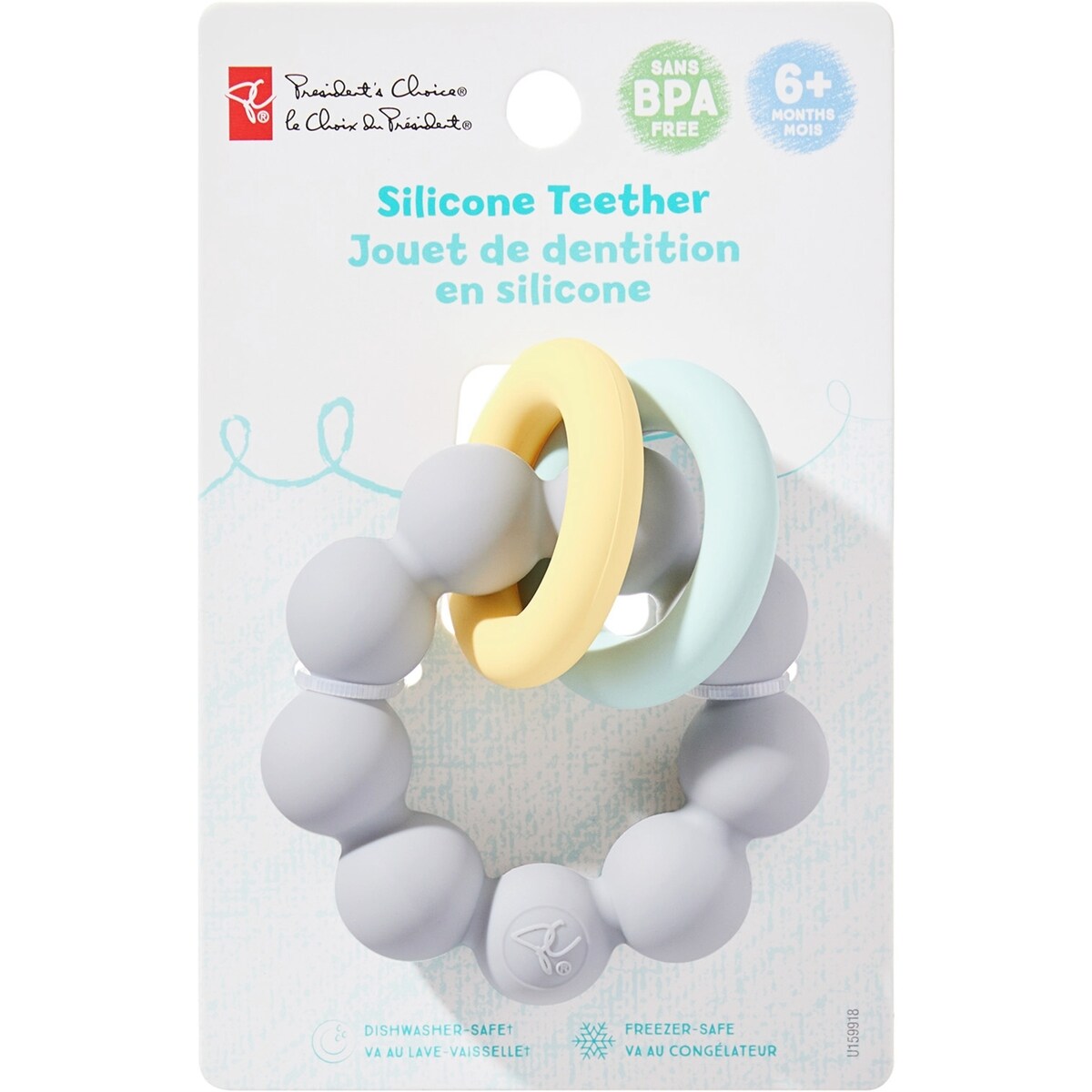 Jouet de dentition
en silicone