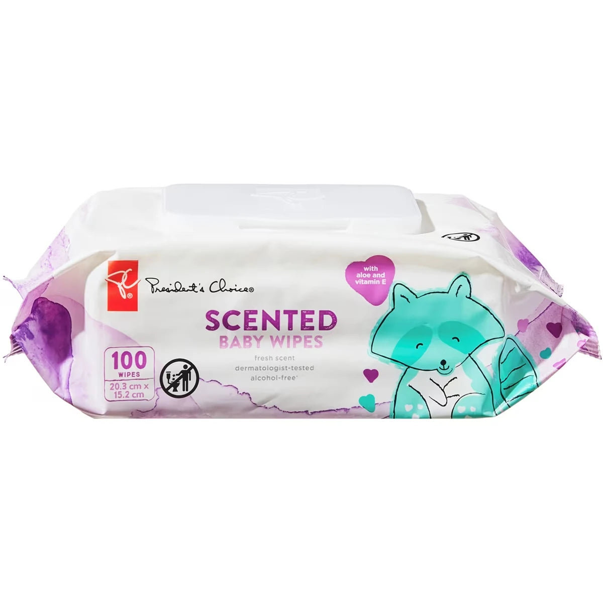 Lingettes pour bébé parfumées
