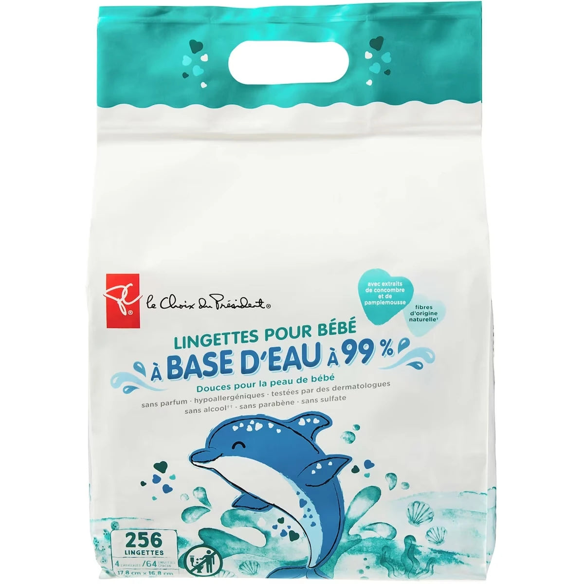 Lingettes pour bébé à base d'eau
