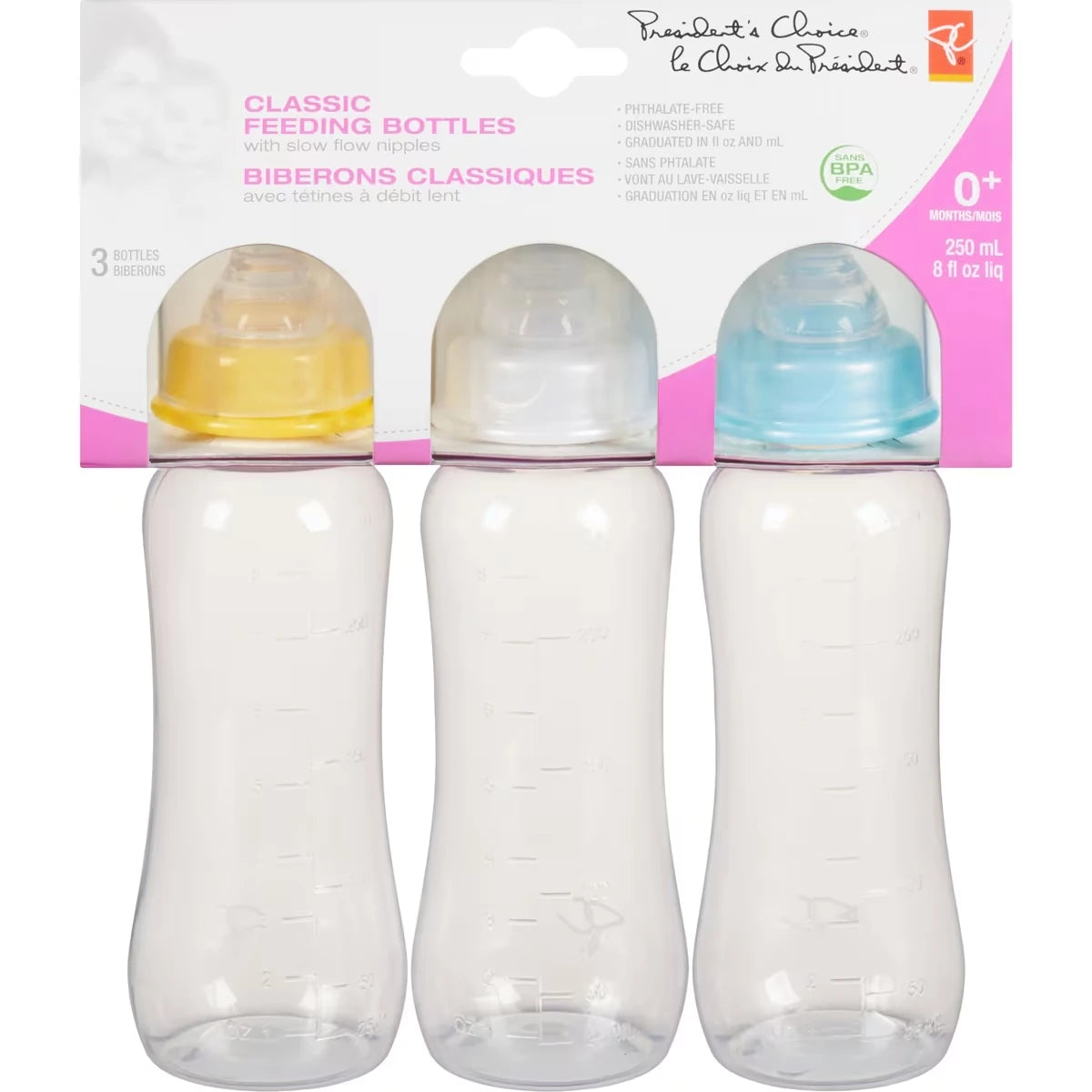 Biberons Classiques 8oz, 3 pack