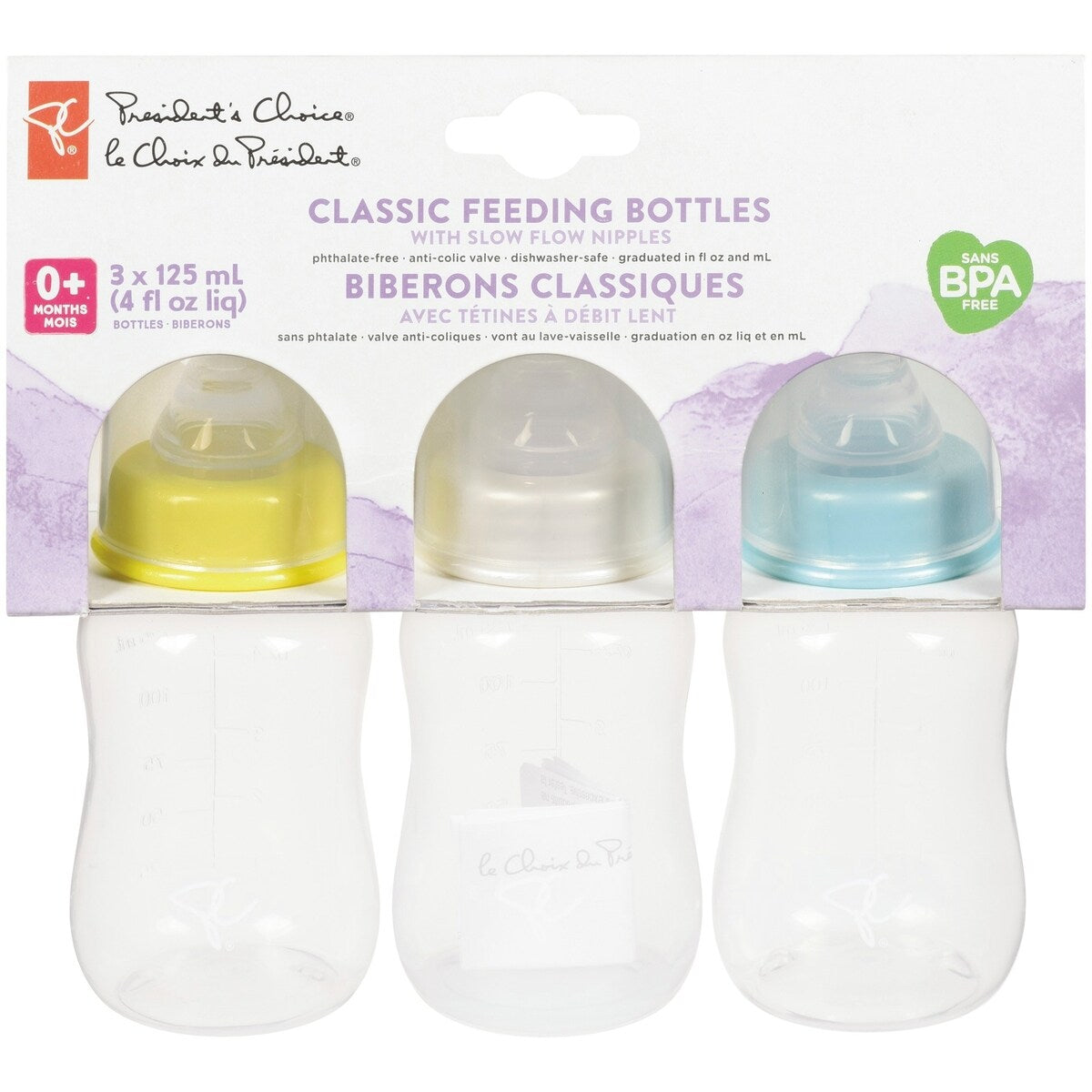 Biberons Classiques 4oz, 3 pack