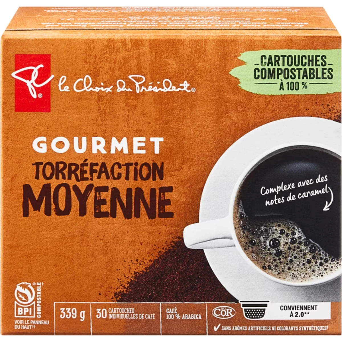Café torréfaction moyenne gourmet format club