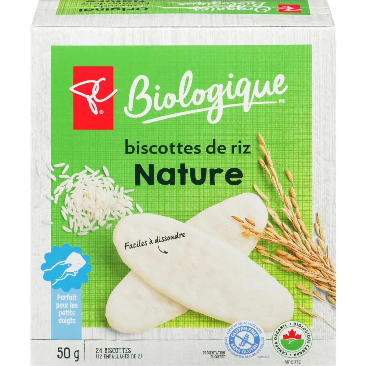 Biscottes de riz Nature