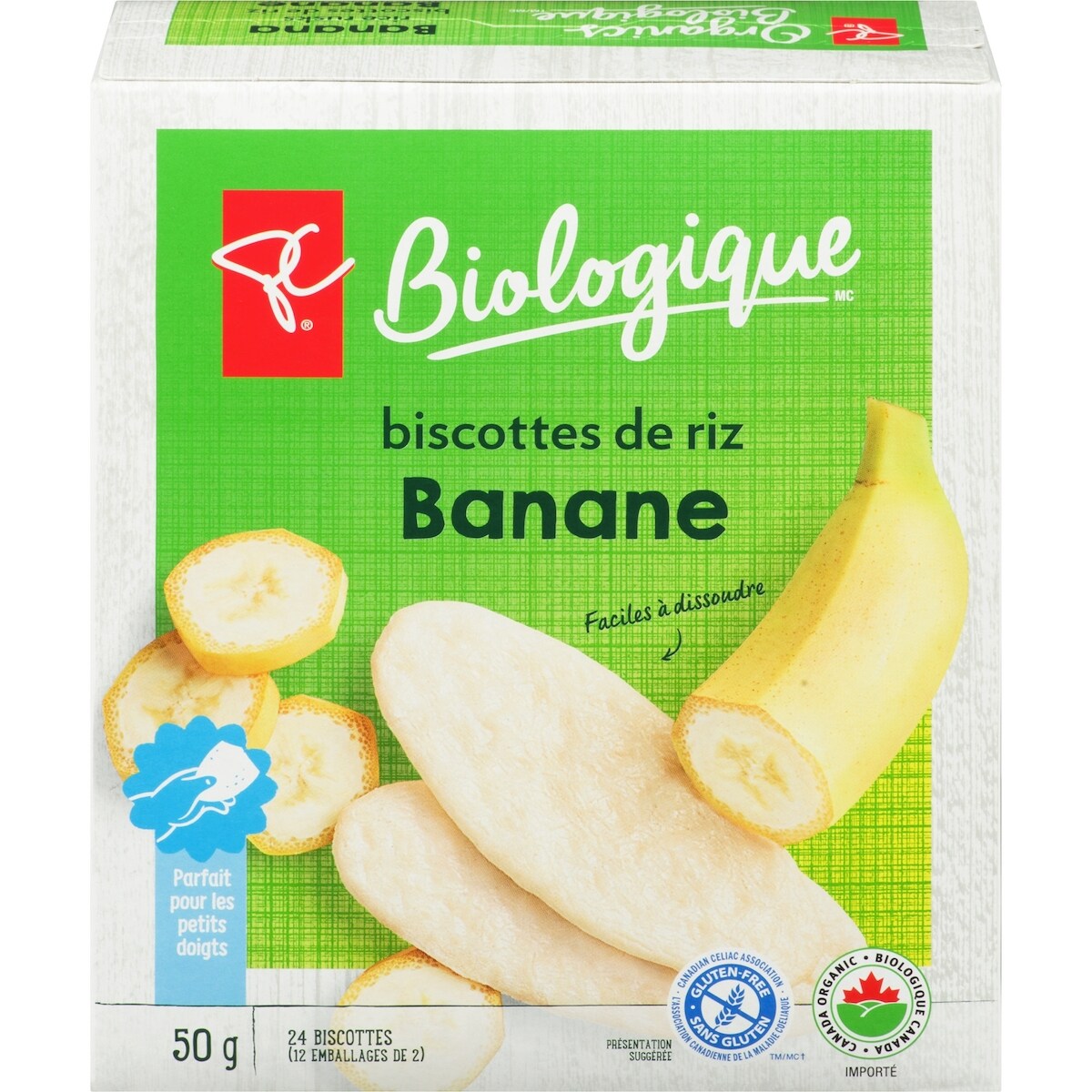 Biscottes de riz Banana