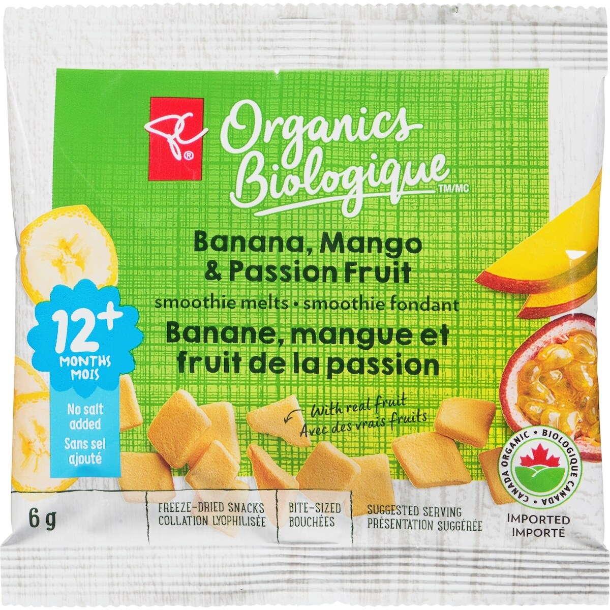Smoothie fondant Banane Mangue & Fruit de la passion