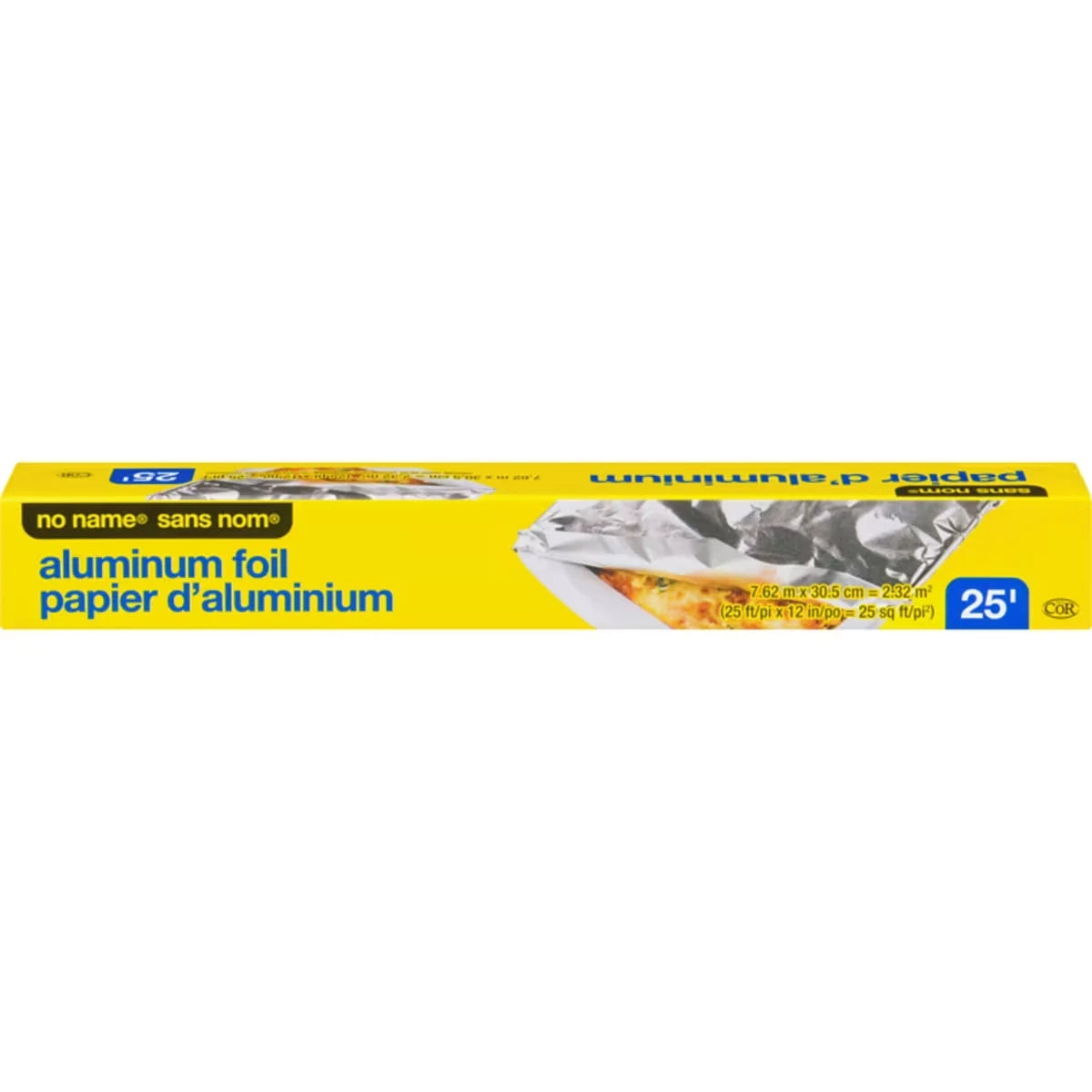 Papier d'aluminium 25'