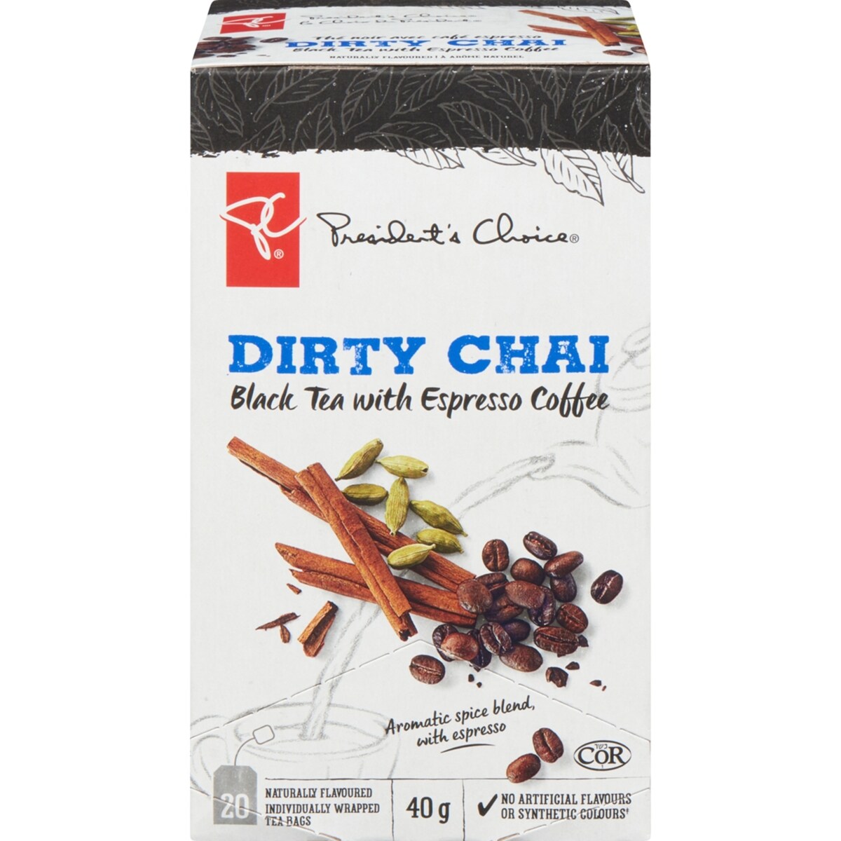 Thé noir avec café espresso dirty chai