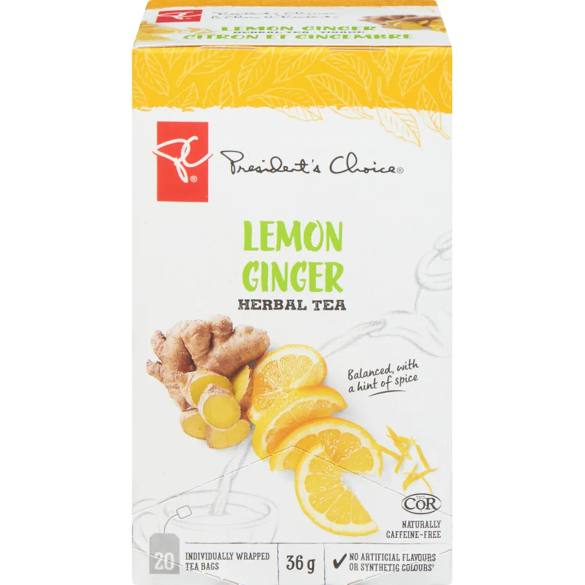 Tisane citron et gingembre