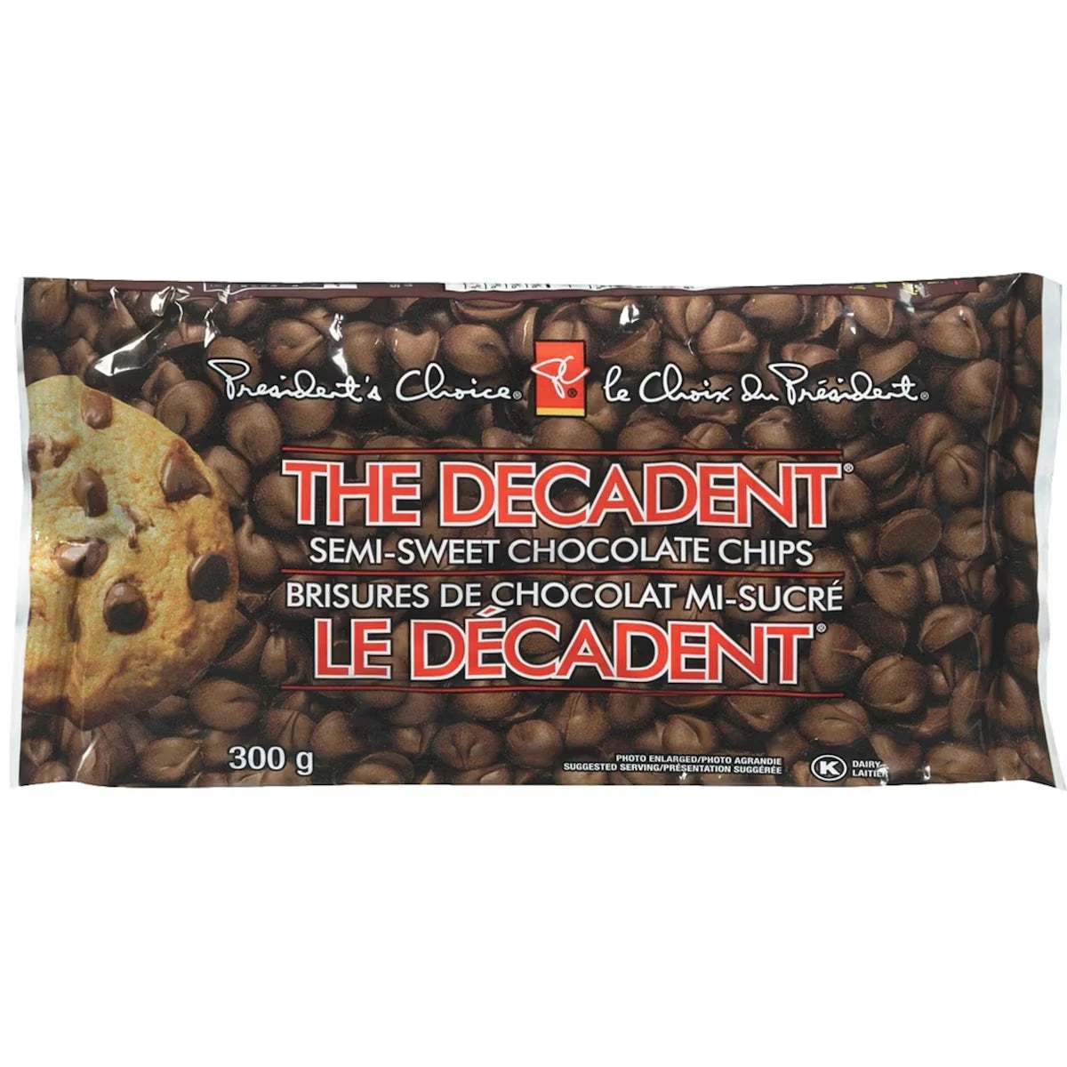 Brisures de chocolat  Décadent mi-sucré