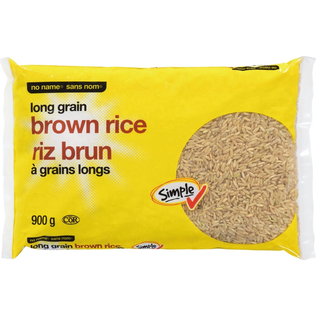 Riz brun à grains longs