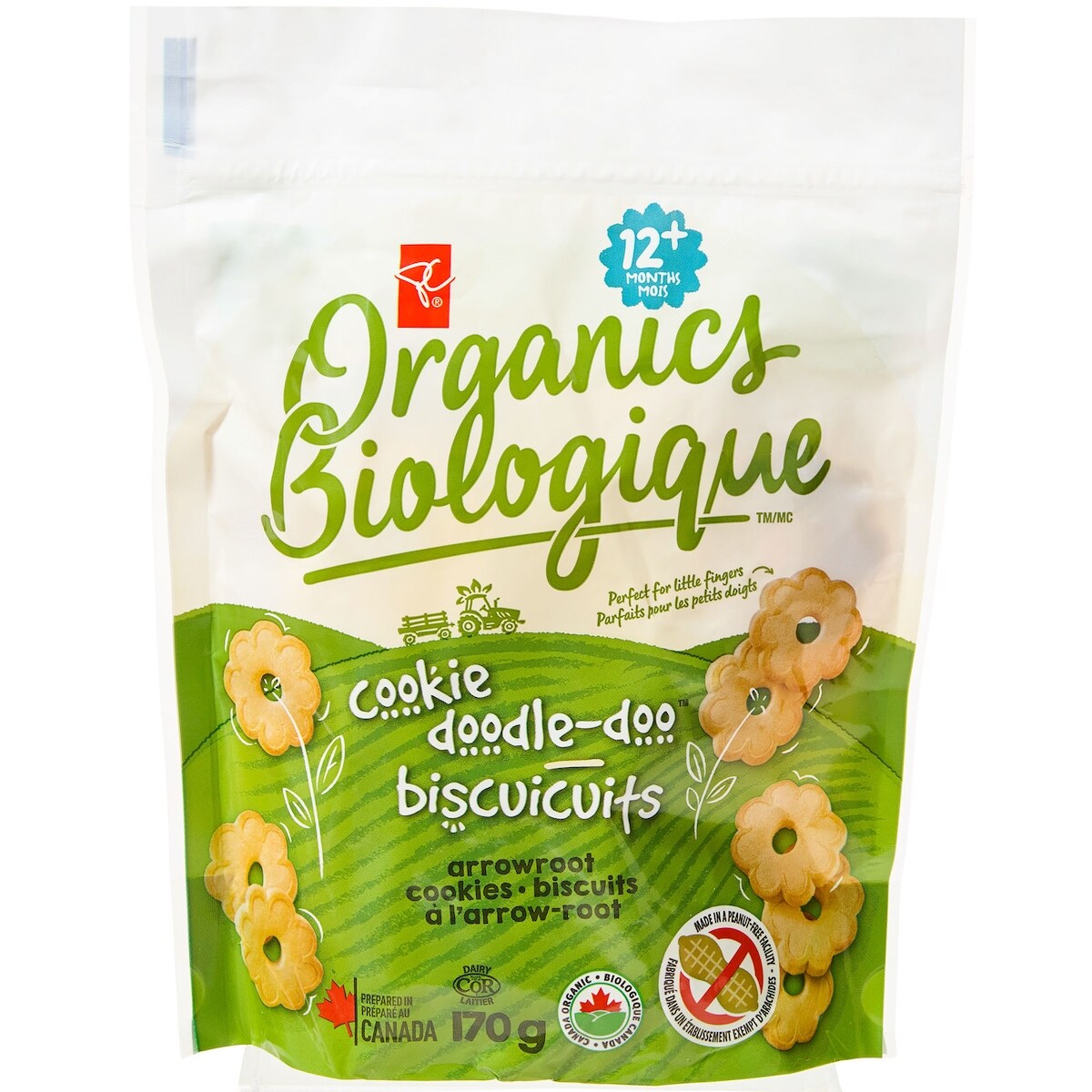 Biologique biscuits Arrow-root