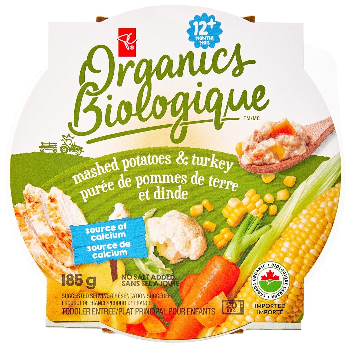 Plat Purée de pommes de terre et dinde