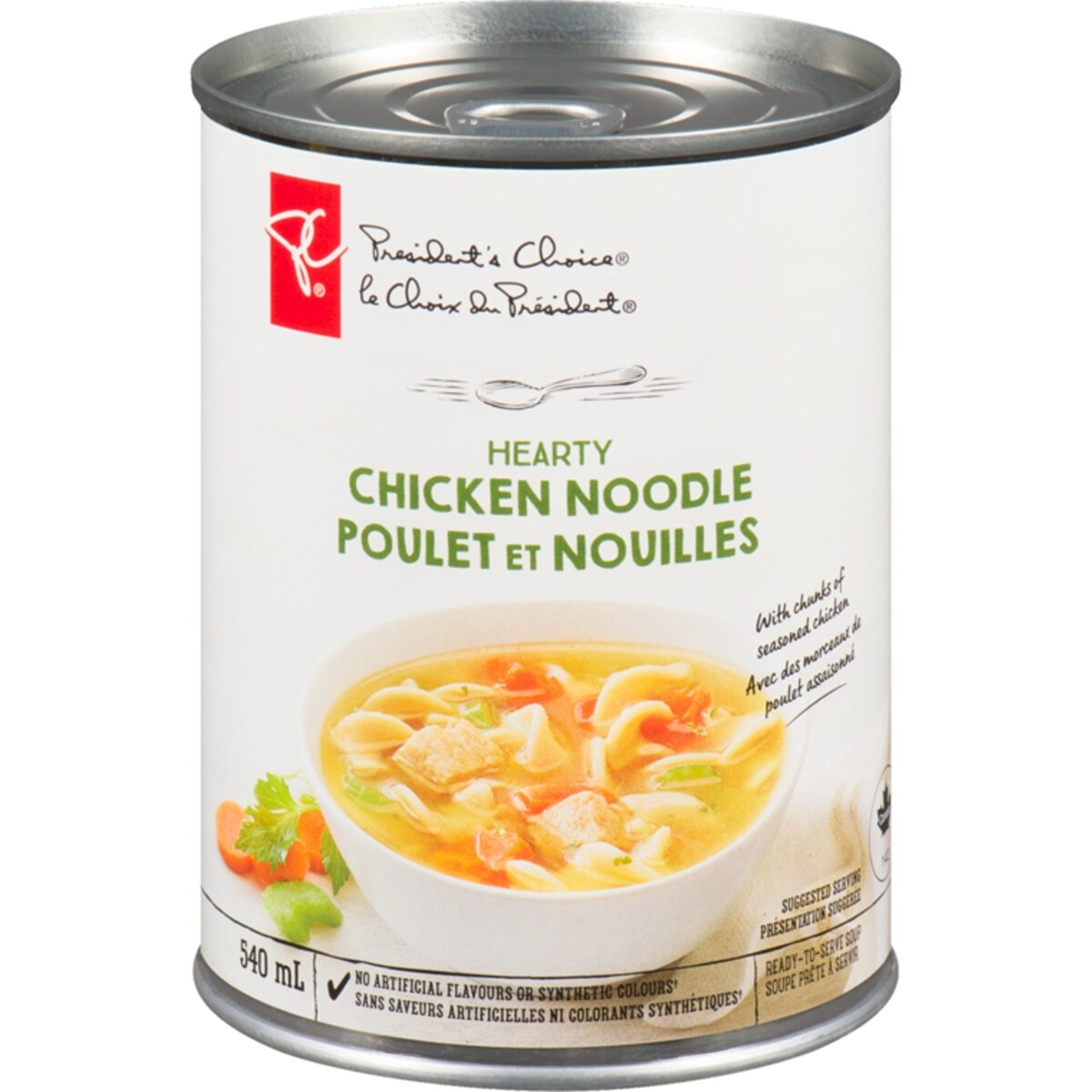 Soupe poulet et nouilles Hearty