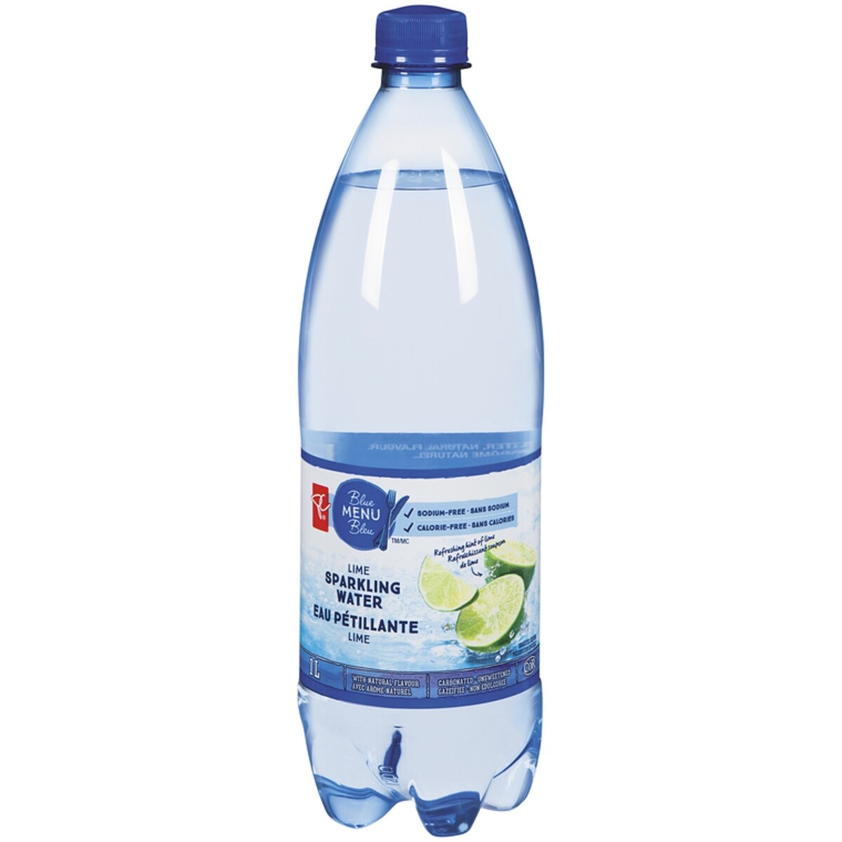 Eau pétillante lime