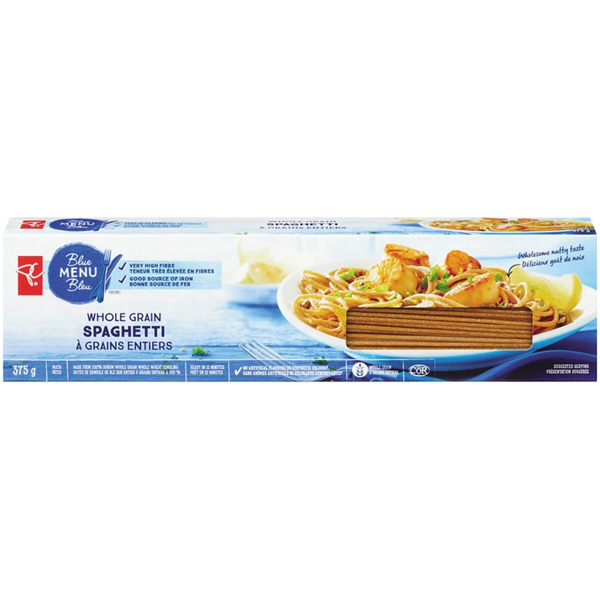Pâtes spaghetti à grains entiers