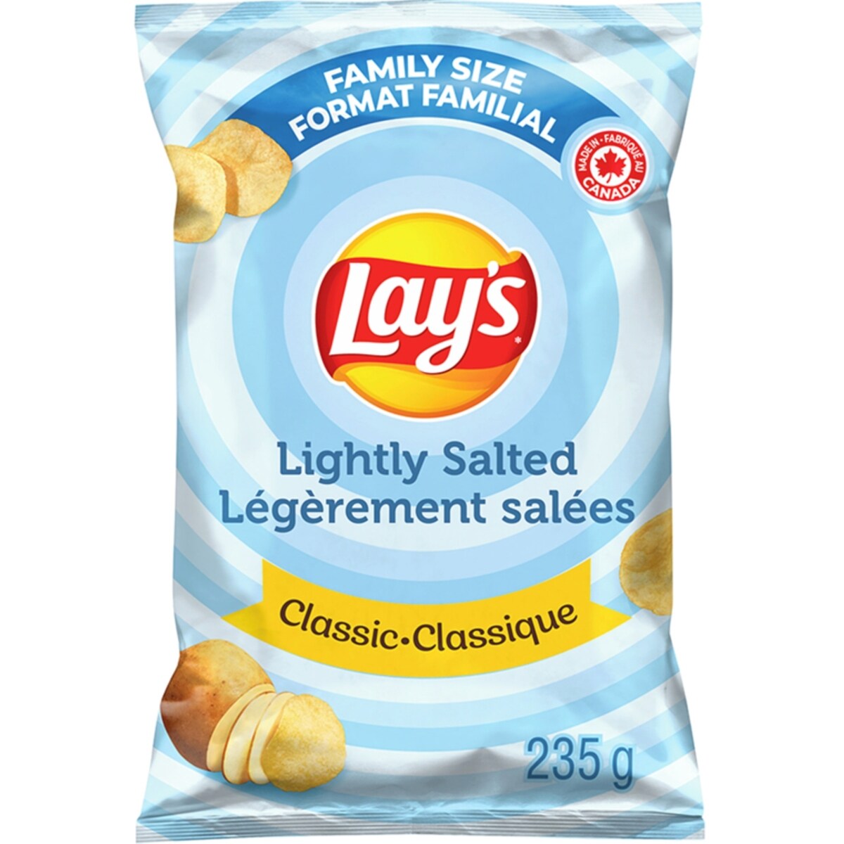 Croustilles Légèrement salées Classique
