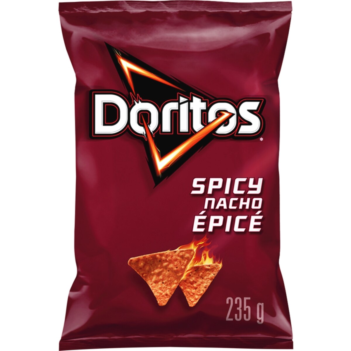 Chips tortilla aromatisées Nacho épicé