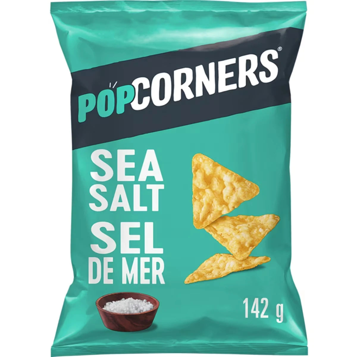 Croustilles de maïs soufflé Sel de mer 142g