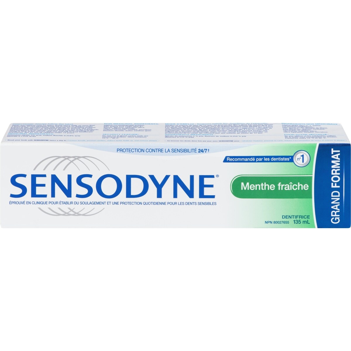 Dentifrice Menthe fraîche de - Grand Format