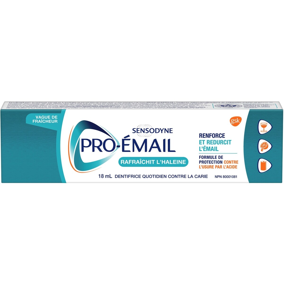 Pro-Émail dentifrice quotidien contre la carie