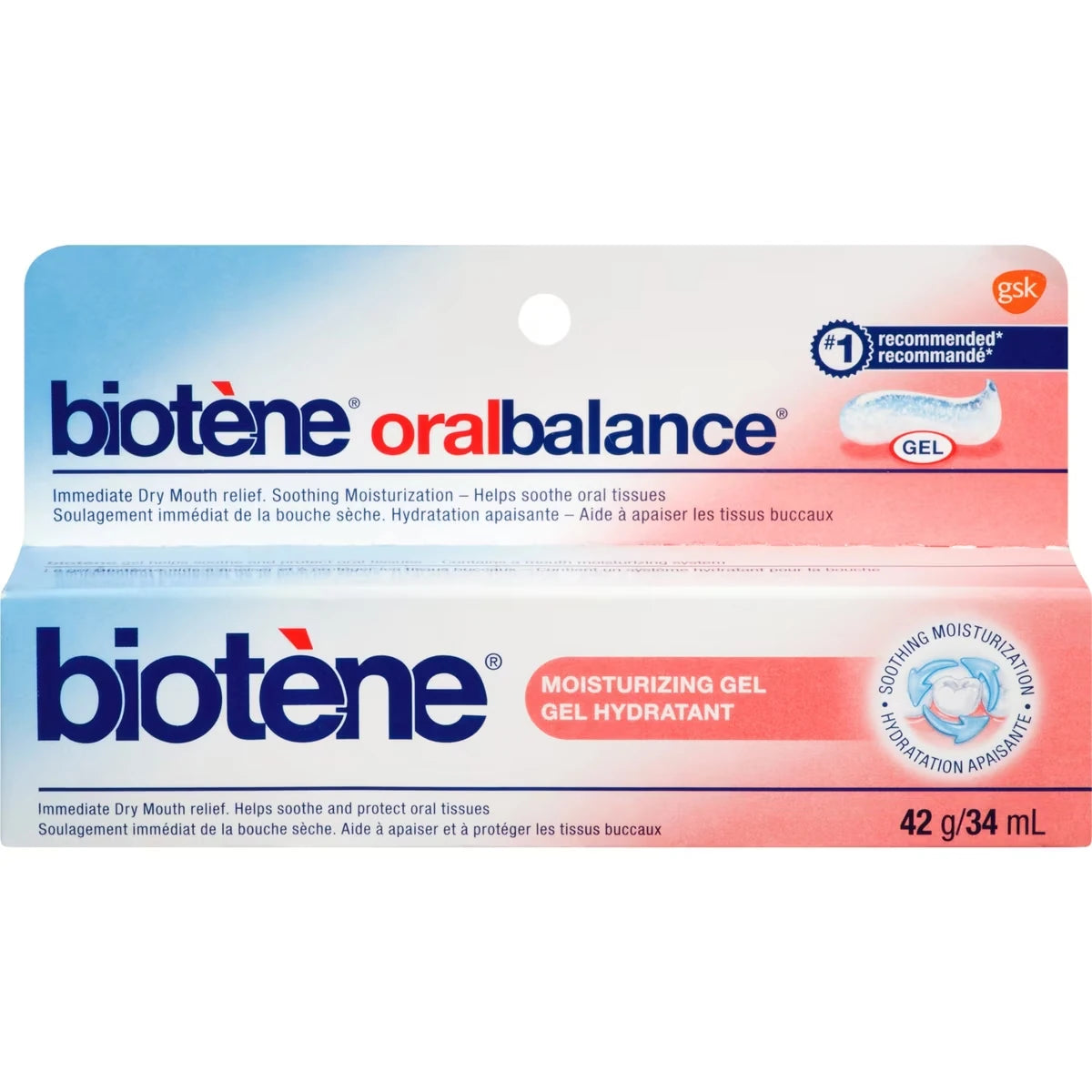 Gel Hydratant Biotène Oralbalance Pour La Bouche Sèche