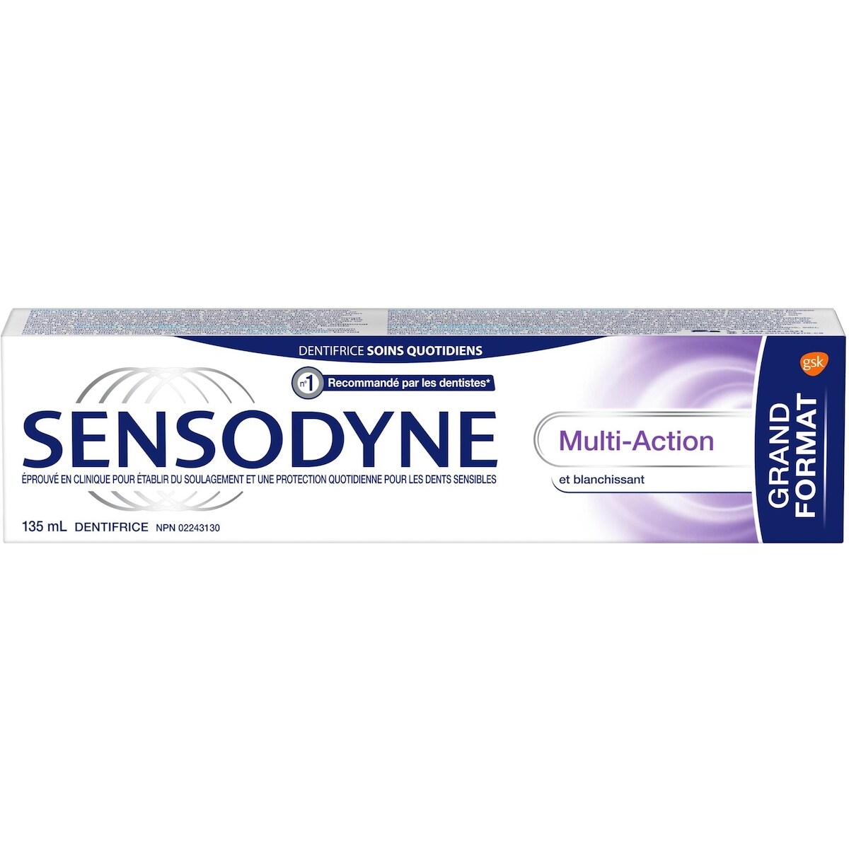 Dentrifice Multi-action de, blanchissant - Grand format