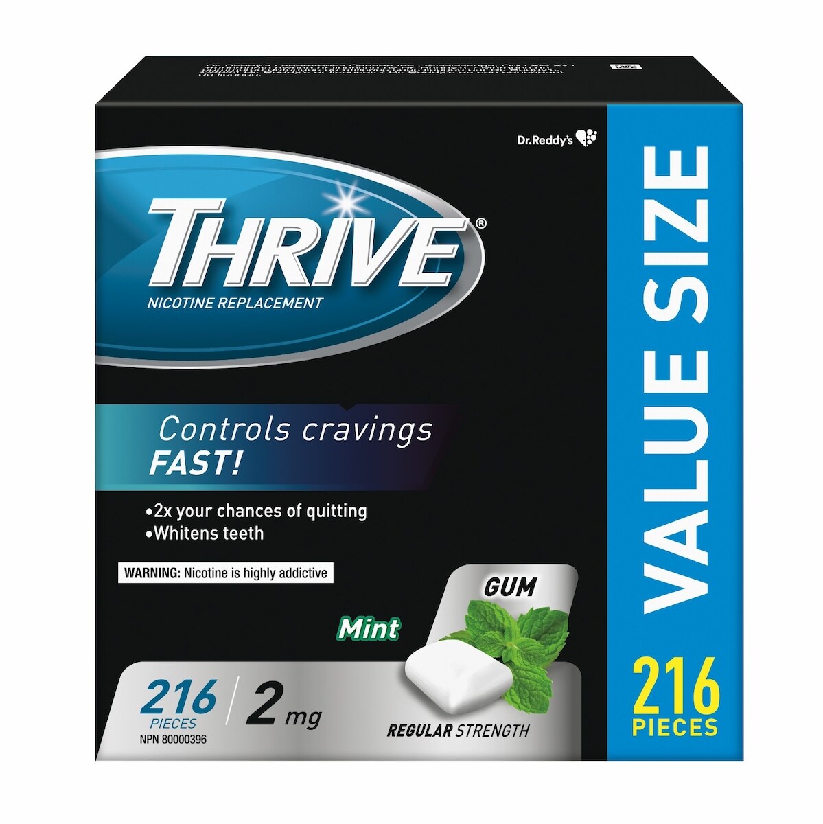Gomme 2mg, Menthe