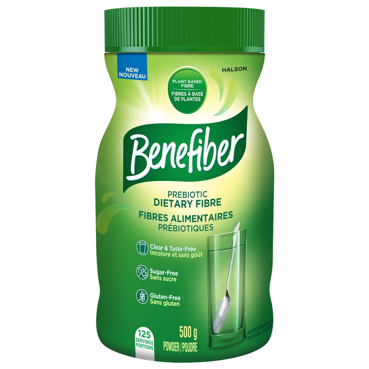 Poudre de fibres alimentaires prébiotiques quotidienne, sans saveur et sans sucre, 500 g