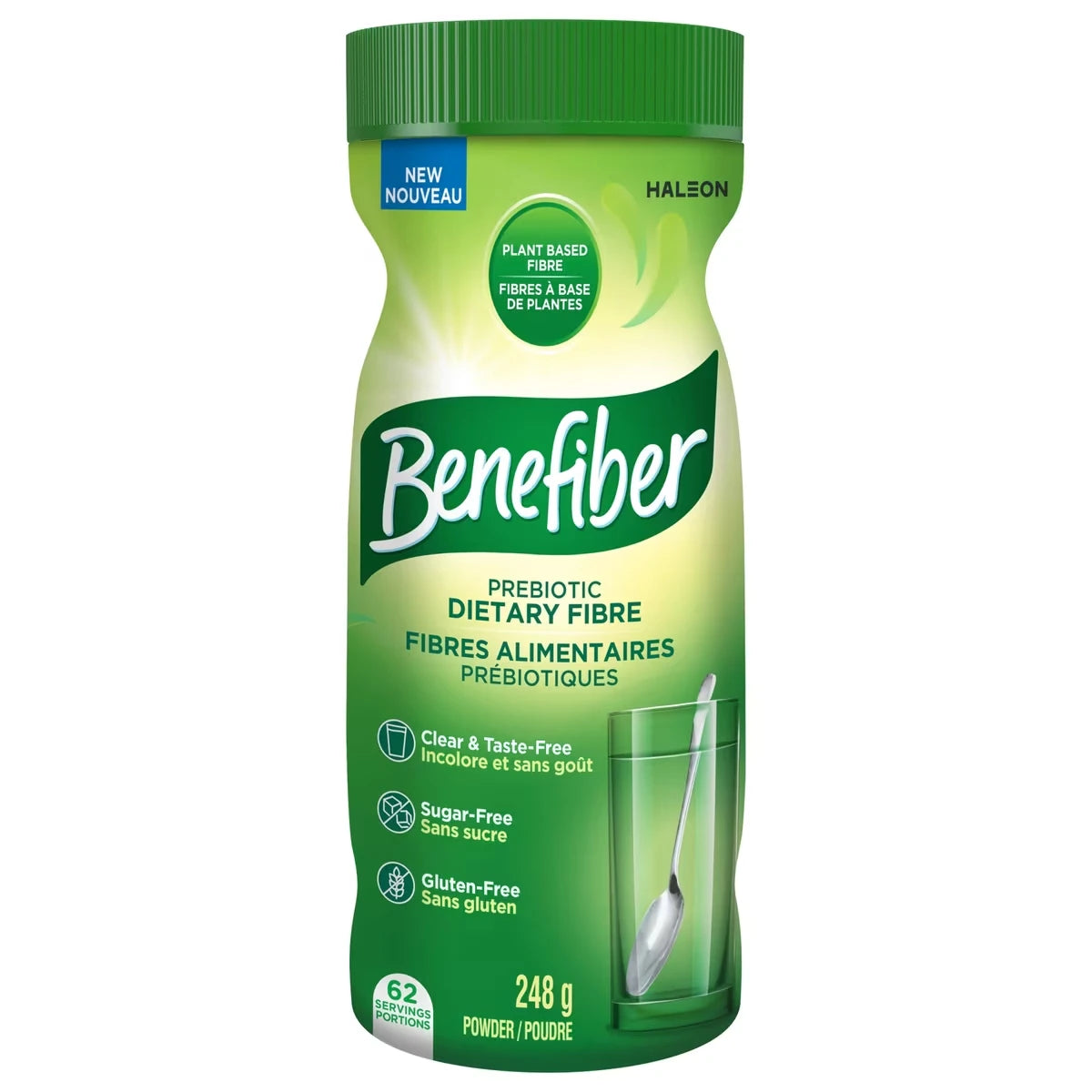 Poudre de fibres alimentaires prébiotiques quotidienne, sans saveur et sans sucre, 248 g