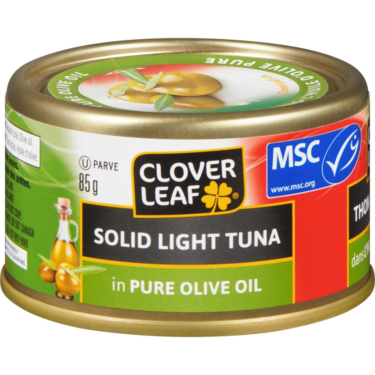 Thon pâle entier dans l’huile d’olive