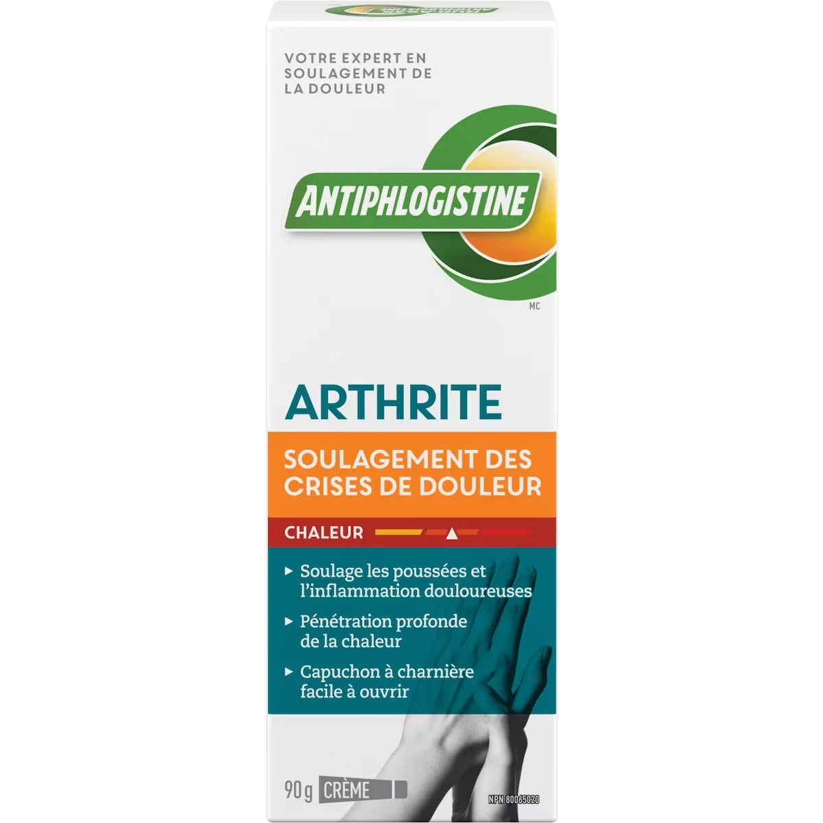 Crème antidouleur pour le traitement des crises d’arthrite