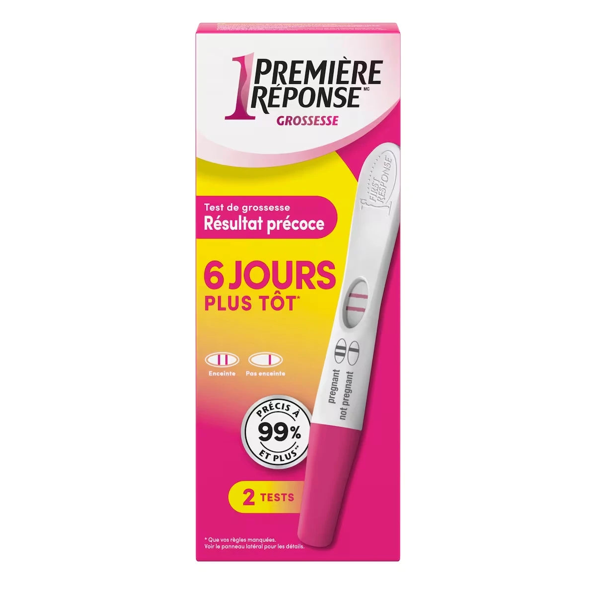 Test de grossesse résultat précoce