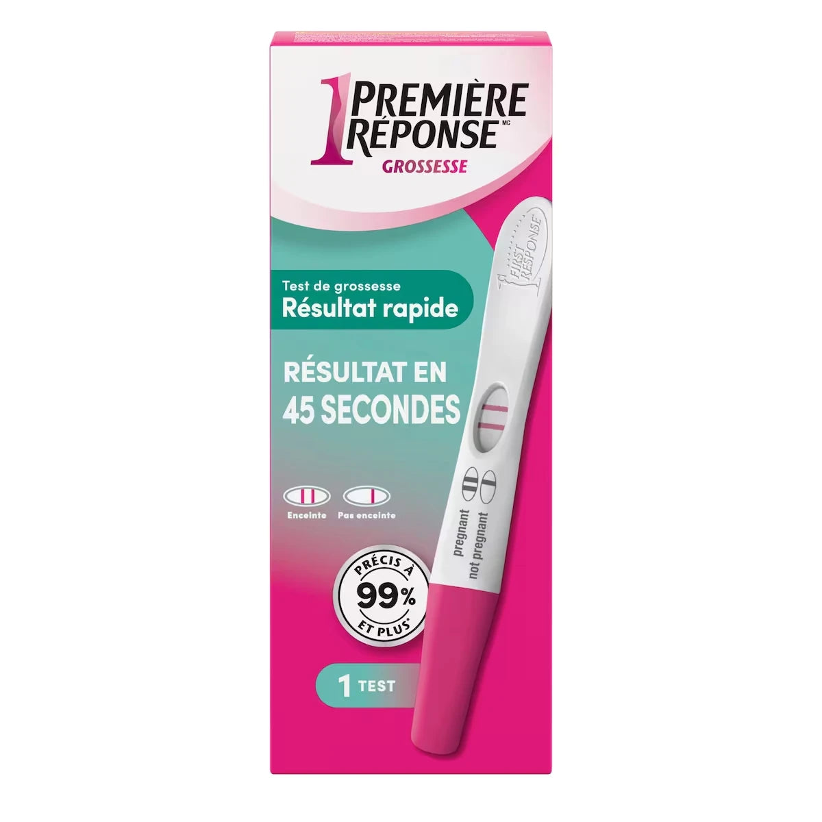 Test de grossesse résultat rapide