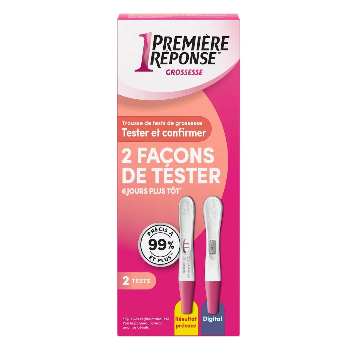 Test de grossesse Tester et Confirmer