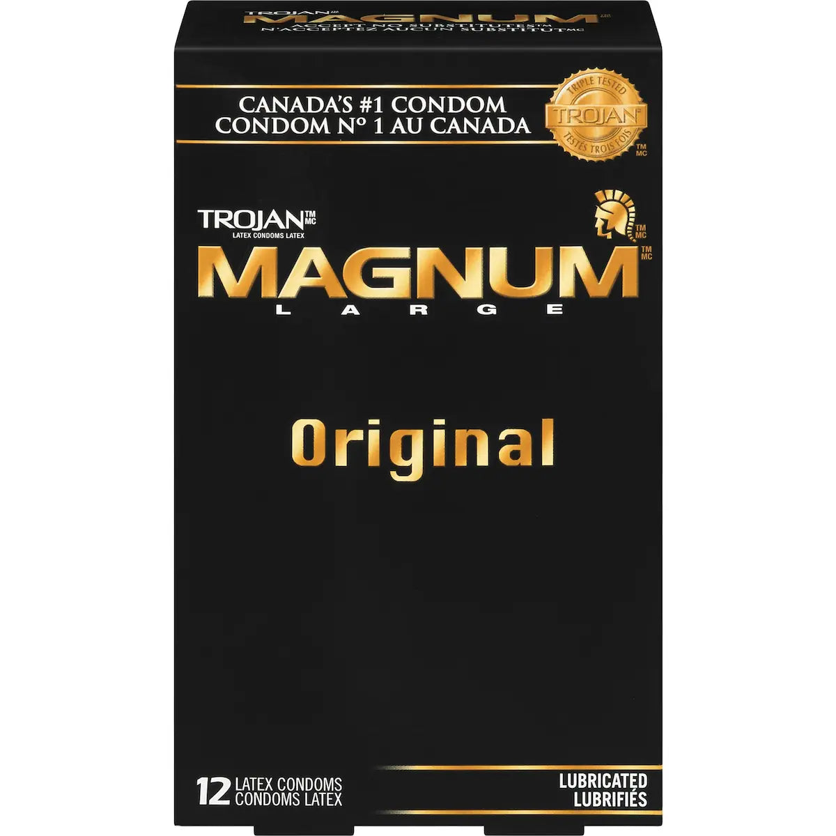 Condoms lubrifiés larges Original Magnum