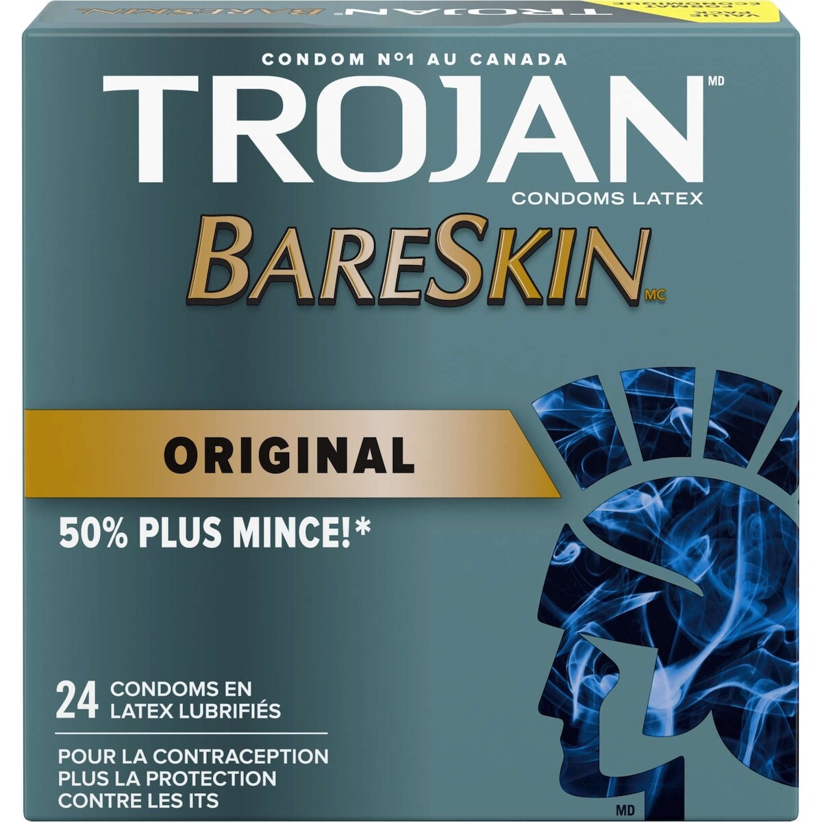 Condoms lubrifiés ultraminces et sensibles BareSkin