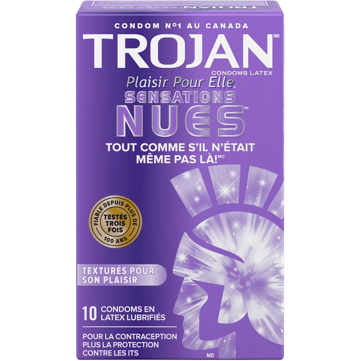 Condoms lubrifiés Sensations nues Plaisir pour elle