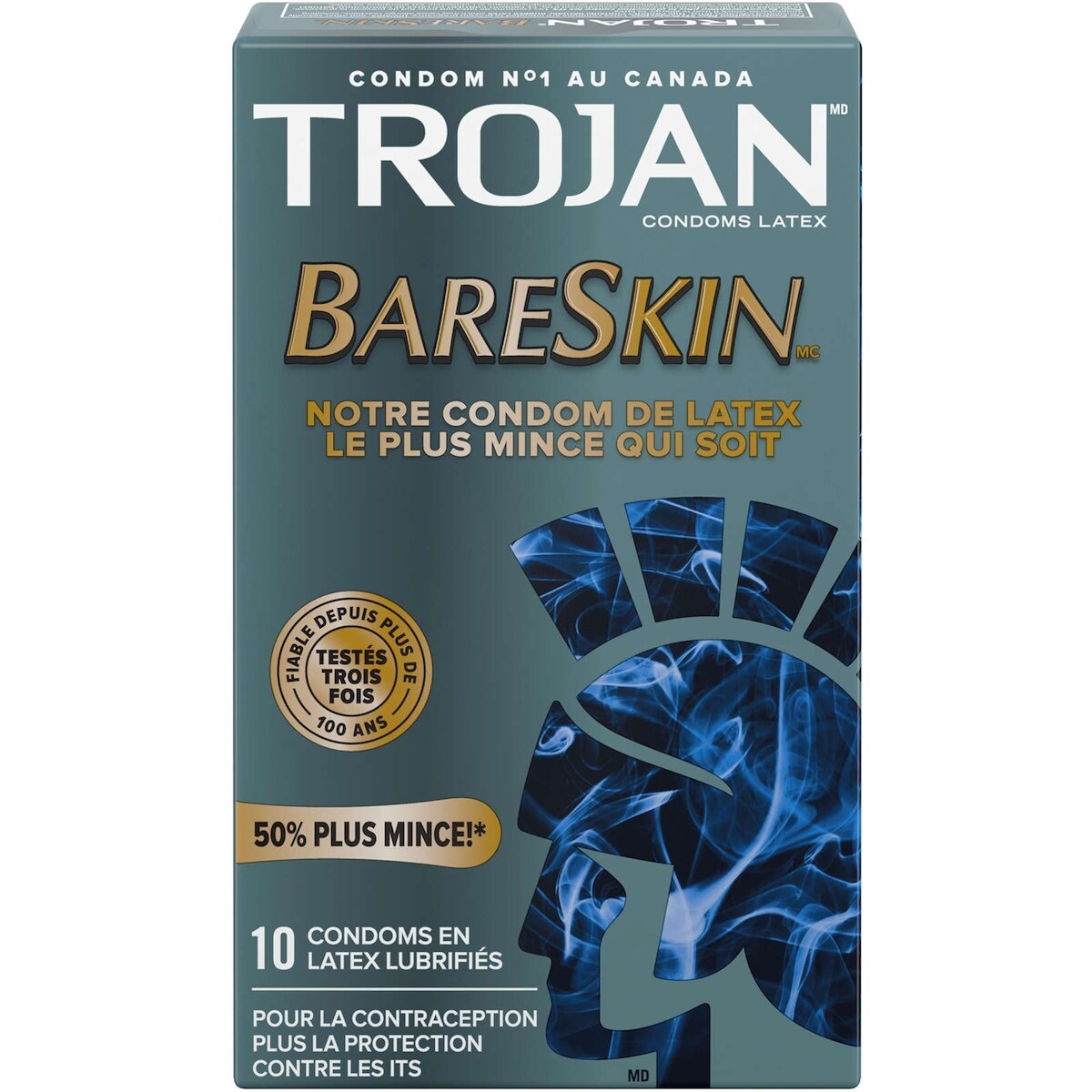 Condoms lubrifiés super minces et sensibles BareSkin
