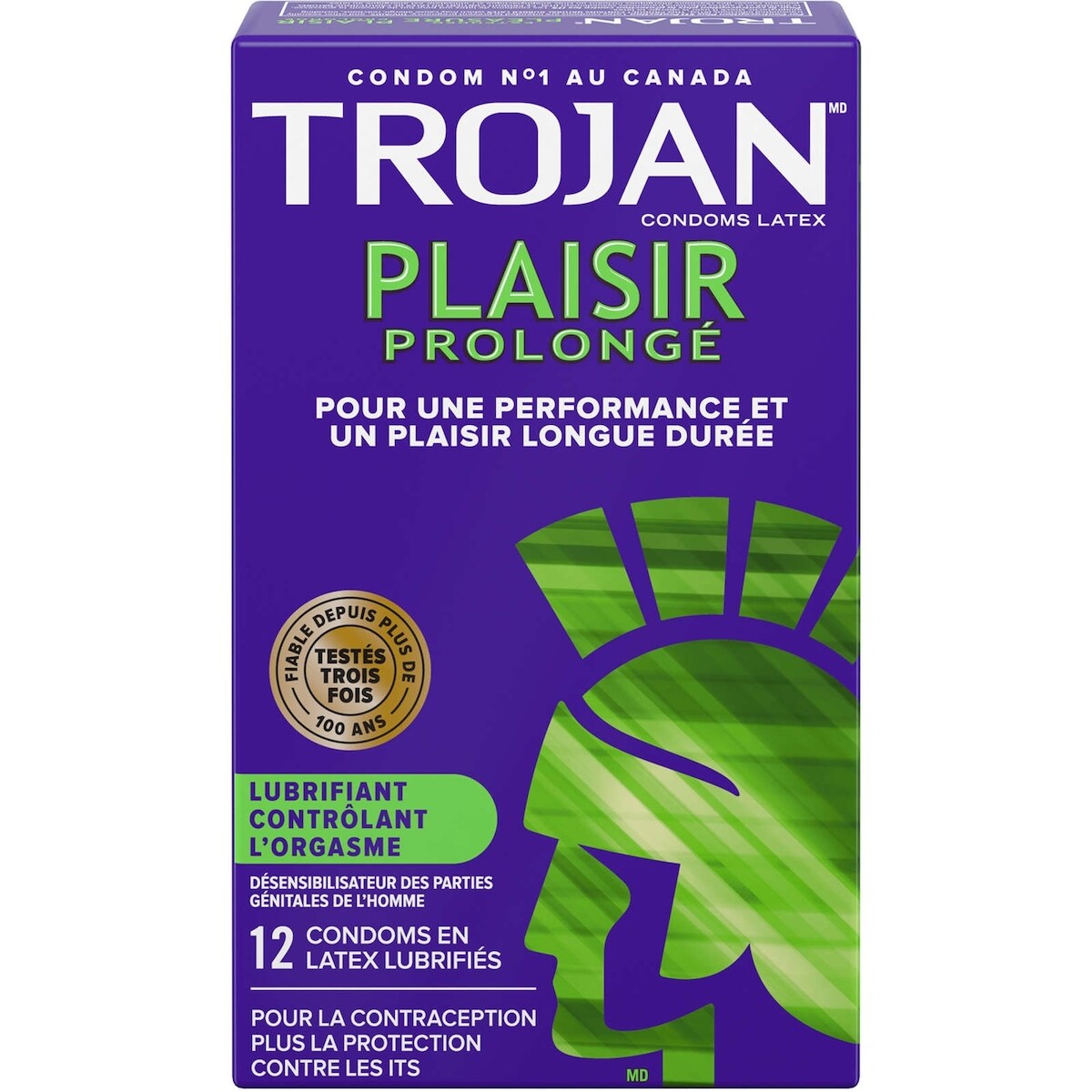 Condoms avec lubrifiant contrôlant l'orgasme Plaisir prolongé