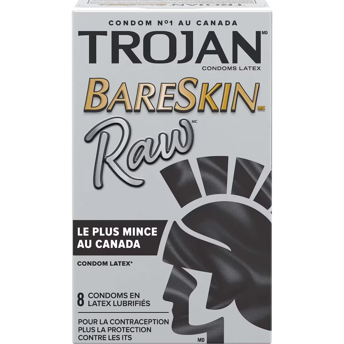 Condoms lubrifiés BareSkin Raw