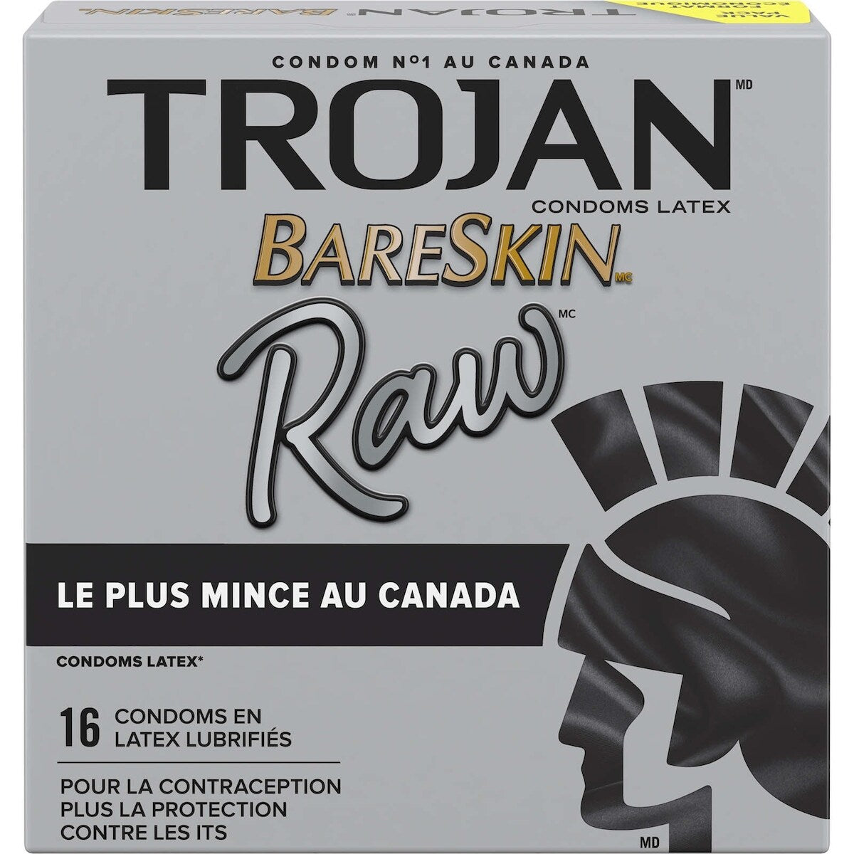 Condoms lubrifiés BareSkin Raw