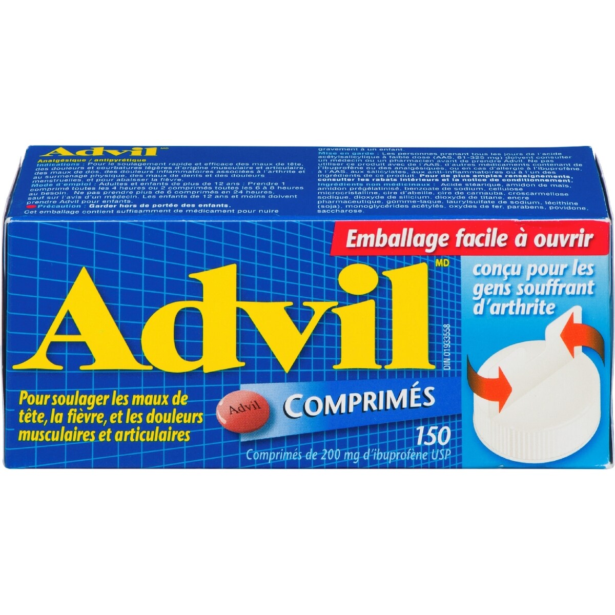 200 mg Ibuprofène 150 Comprimés