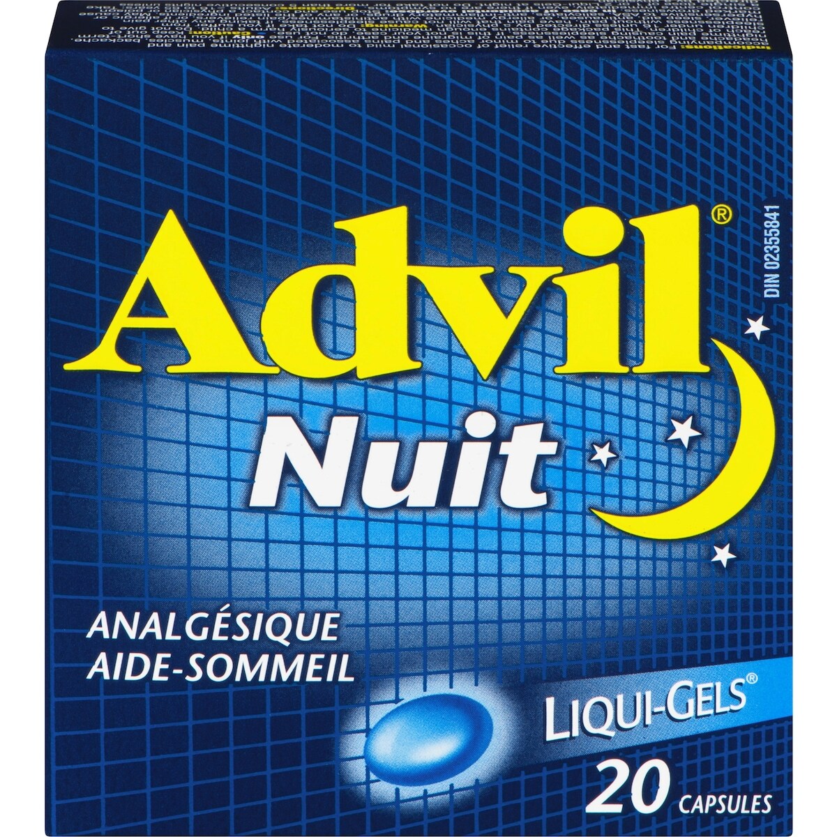 Nuit Analgésique Aide-Sommeil Liqui-Gels 20 Capsules