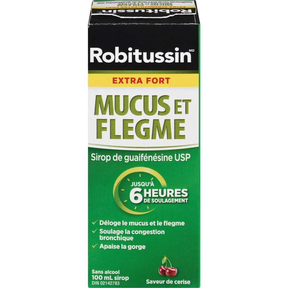 Mucus et Flegme Sirop Saveur de Cerise Extra Fort 100 ml