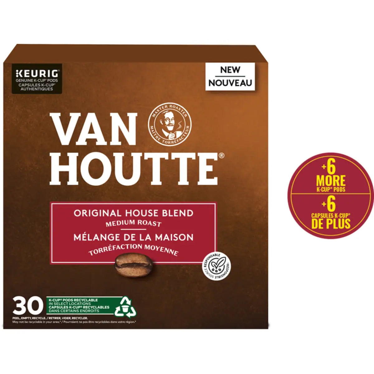 Capsules K-Cup de café Mélange de la maison, torréfaction moyenne