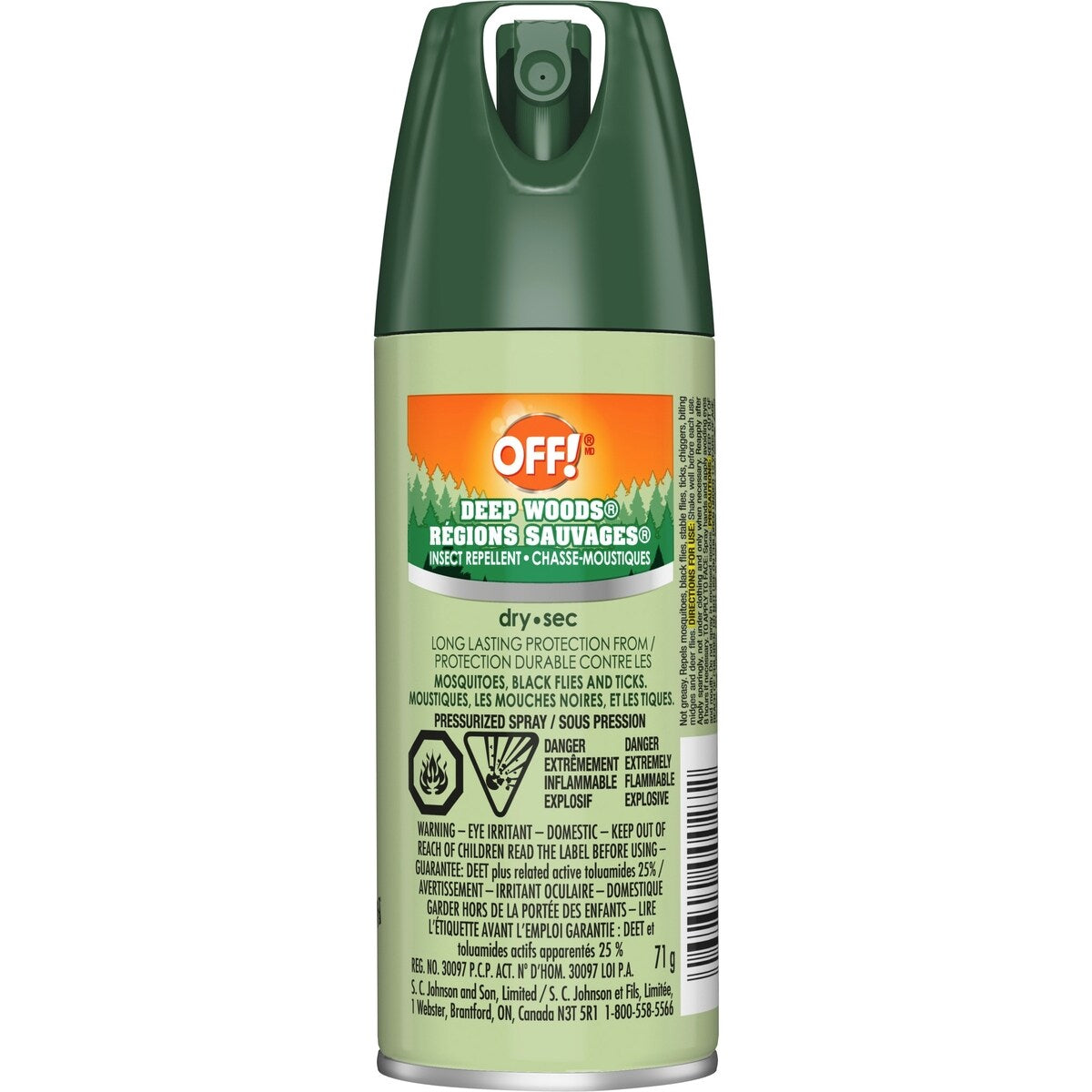 OFF!® Régions sauvages® Chasse-moustiques – Sec