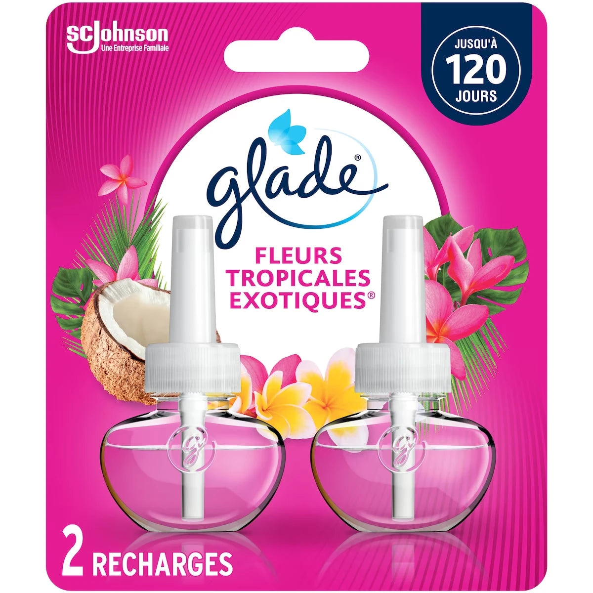 Branchées® Huile Parfumée Recharge - Fleurs Tropicales Exotiques®
