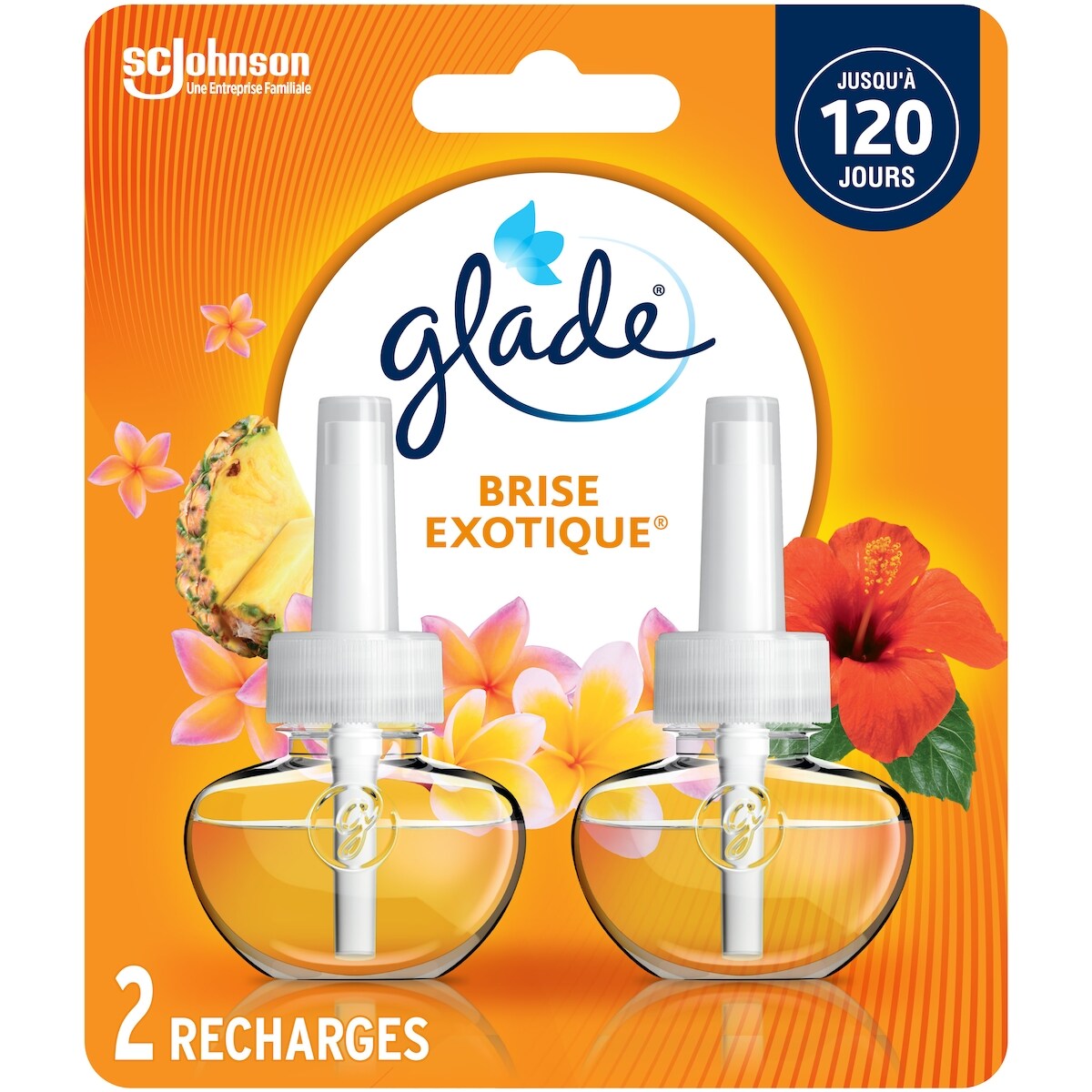 Branchées® Huile Parfumée Recharge - Brise Exotique®