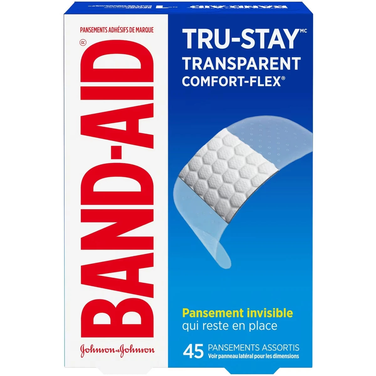 Pansements Translucides Tru-Staymc Comfort FlexDe Marque �, 45 Pansements Assortis